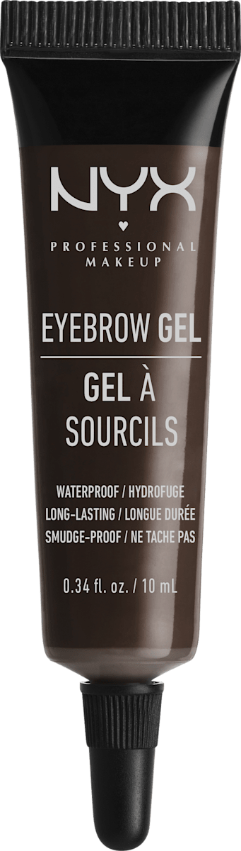 Nyx Professional Makeup Augenbrauengel Eyebrow Gel Black 5 10 Ml Dauerhaft Gunstig Online Kaufen Dm De