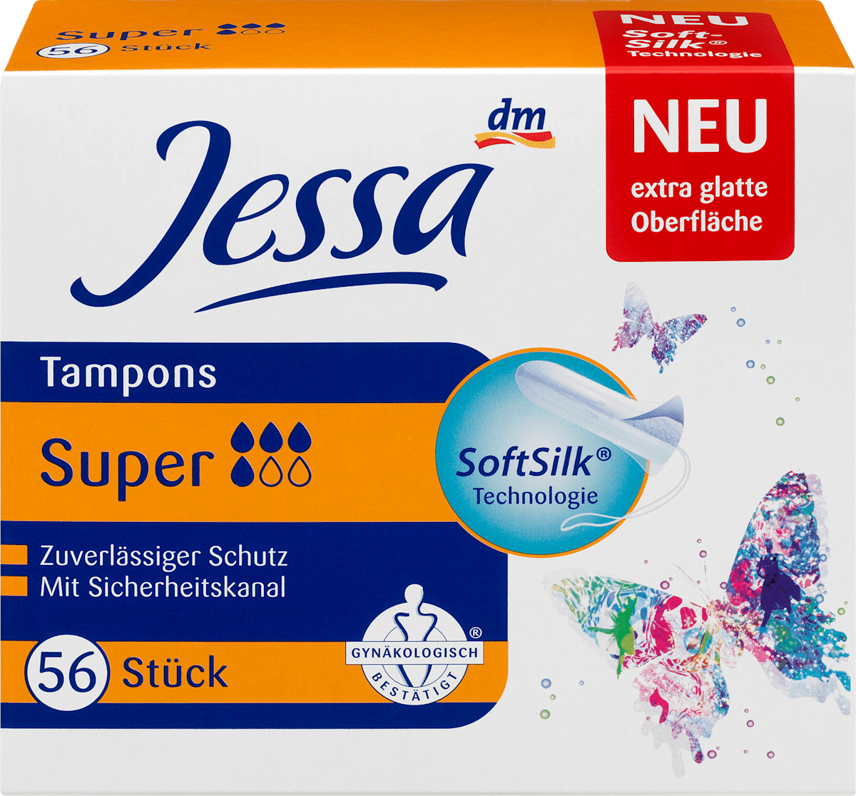 Jessa Tampons Super, 56 St dauerhaft günstig online kaufen dm.de
