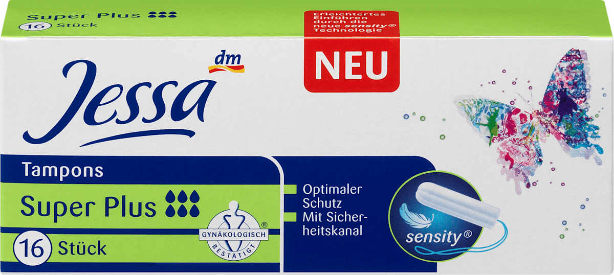 Jessa Tampons Super Plus, 16 St dauerhaft günstig online kaufen dm.de
