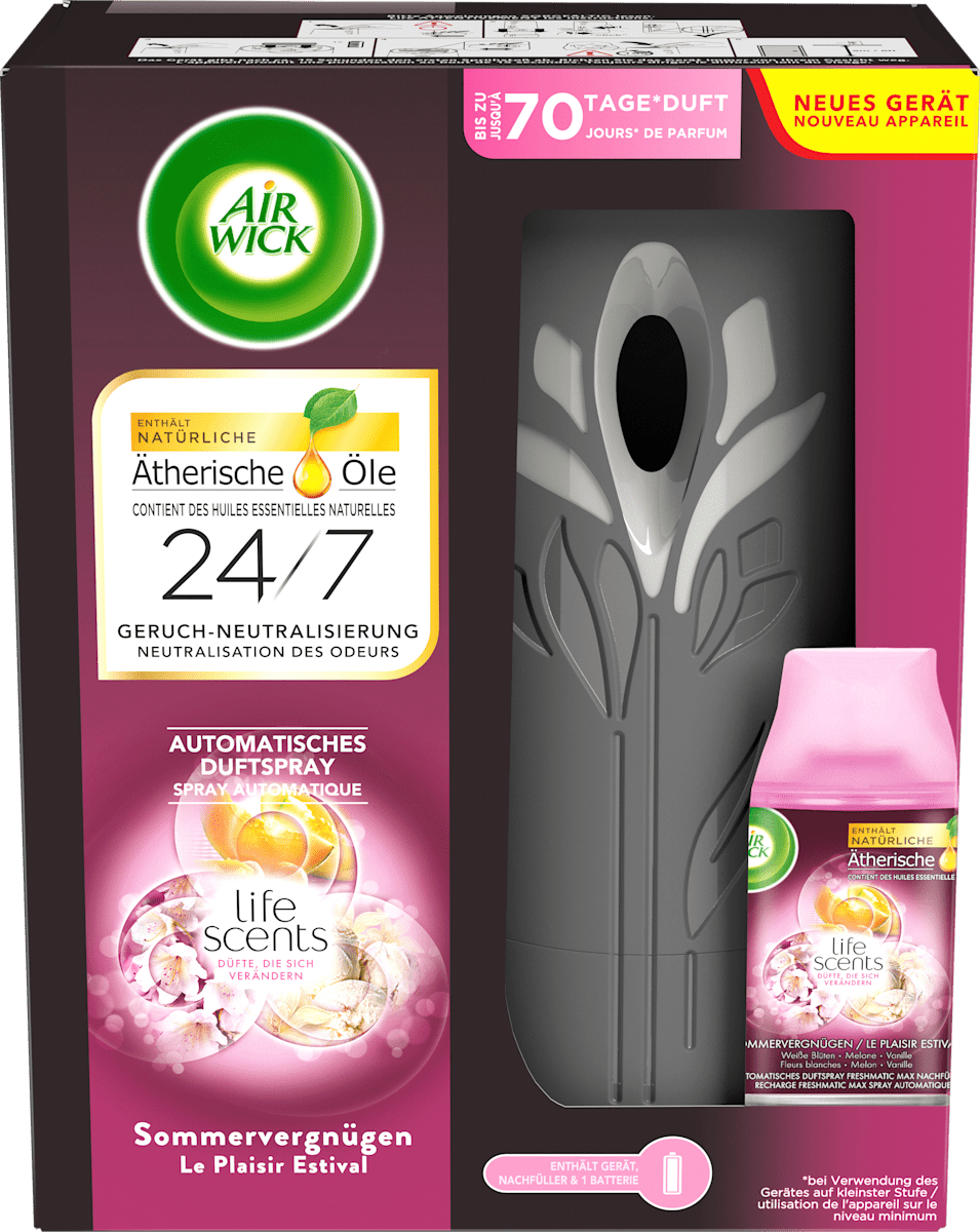 Airwick Lufterfrischer Freshmatic Sommervergnugen Starter Set 1 St Dauerhaft Gunstig Online Kaufen Dm De