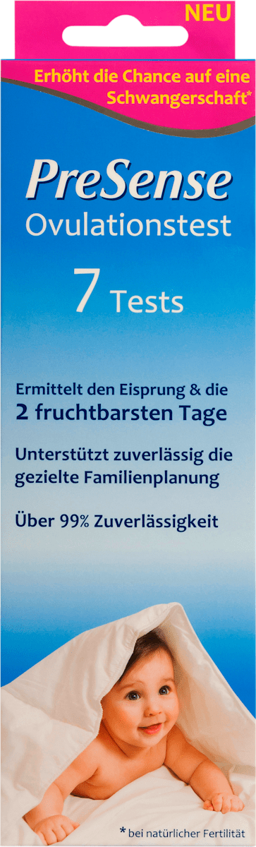 Presense Ovulationstest 7 St Dauerhaft Gunstig Online Kaufen Dm De