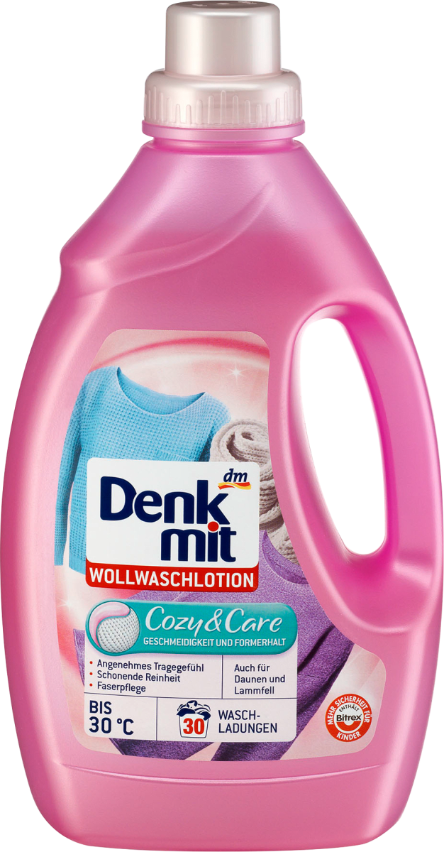 Denkmit Feinwaschmittel Fl ssig Wolle 30 Wl Dauerhaft G nstig Online 