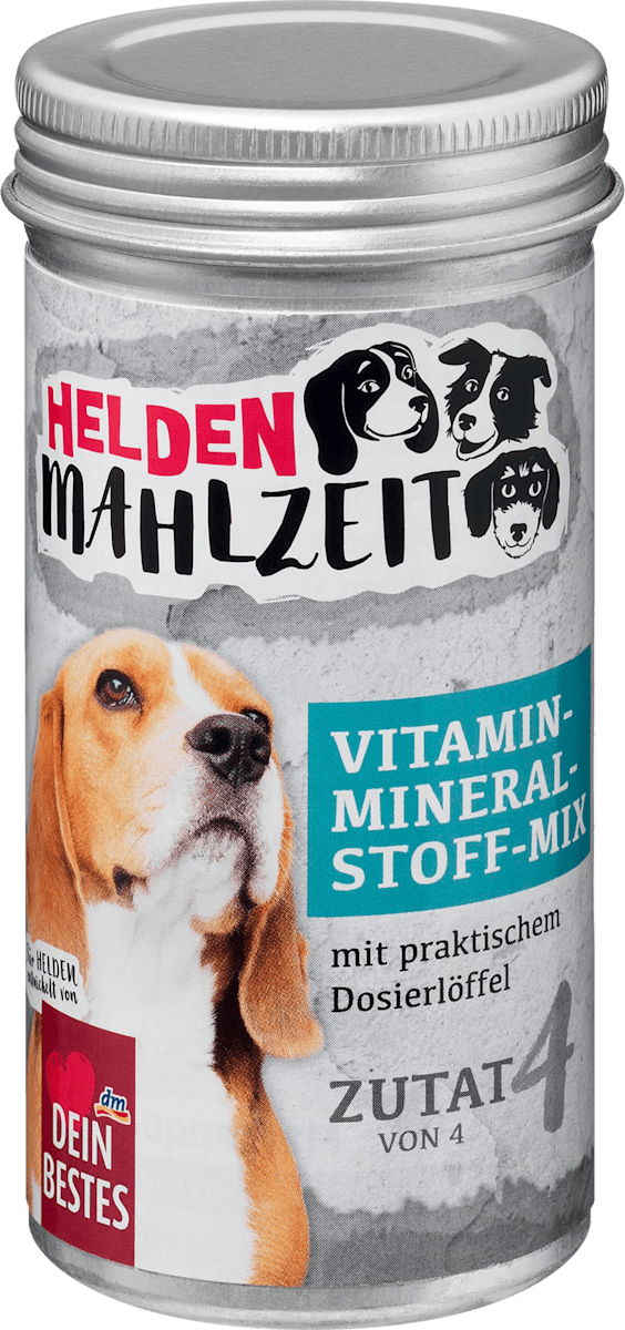 dein bestes heldenmahlzeit erganzungsfuttermittel fur hunde vitamin mineralstoff mix 125 g dauerhaft gunstig online kaufen dm de