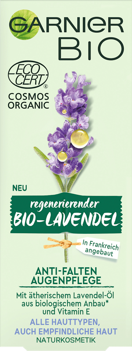 Garnier Bio Augencreme Anti Falten Augenpflege Lavendel 15 Ml Dauerhaft Gunstig Online Kaufen Dm De