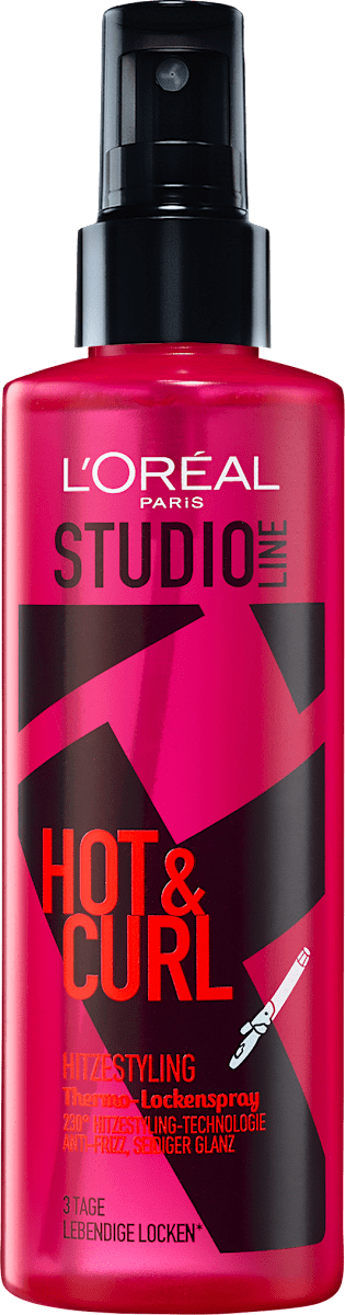 L Oreal Studio Line Styling Spray Hot Curl Thermo Locken Spray 0 Ml Dauerhaft Gunstig Online Kaufen Dm De