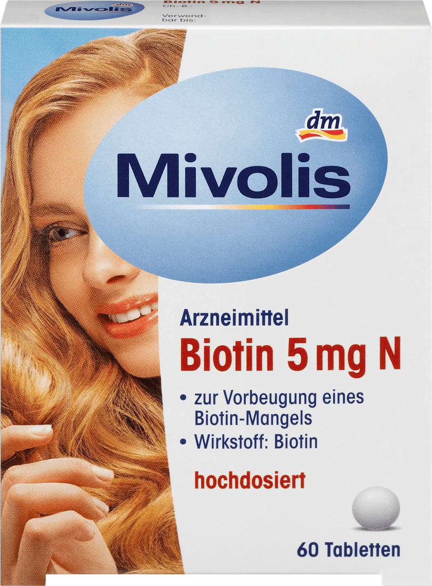 Mivolis Biotin 5 mg N, Tabletten, 60 St dauerhaft günstig online kaufen ...