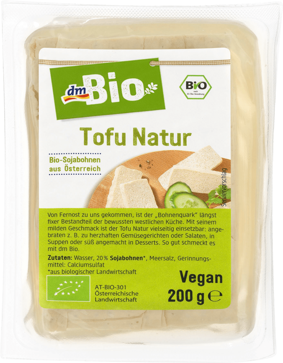 dmBio Tofu, natur, 200 g dauerhaft günstig online kaufen dm.de