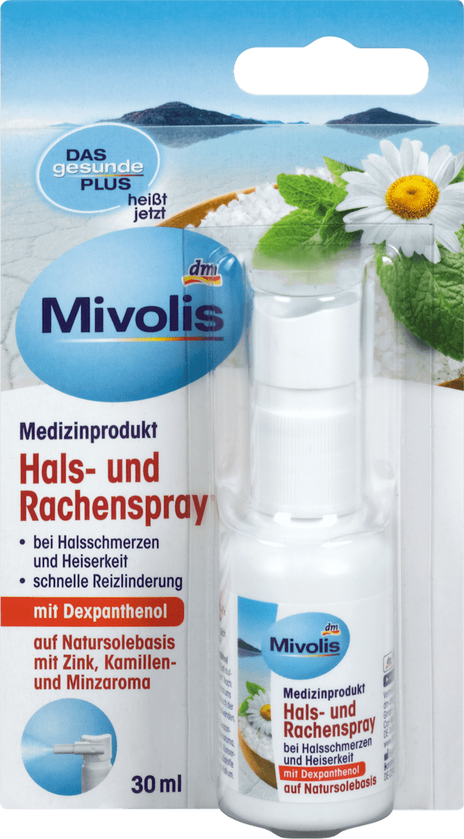 Mivolis Sprej Na Krk A Hrtan 30 Ml Dm Cz