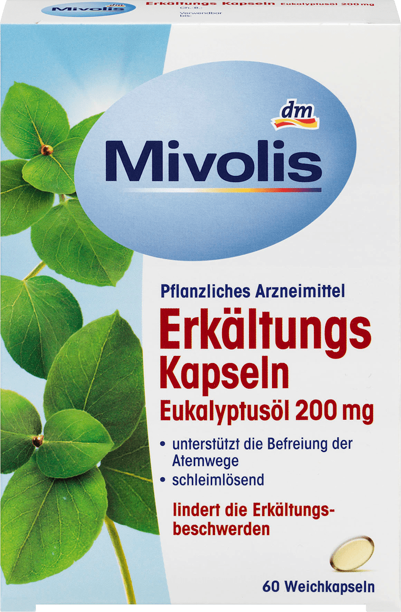 Mivolis Erkaltungskapseln Eukalyptusol 60 St Dauerhaft Gunstig Online Kaufen Dm De
