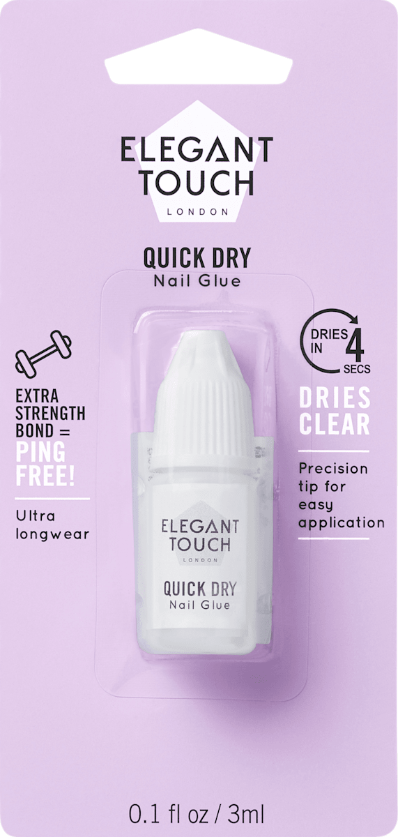 Elegant Touch Nagelkleber Quick Dry Nail Glue, 3 ml dauerhaft günstig