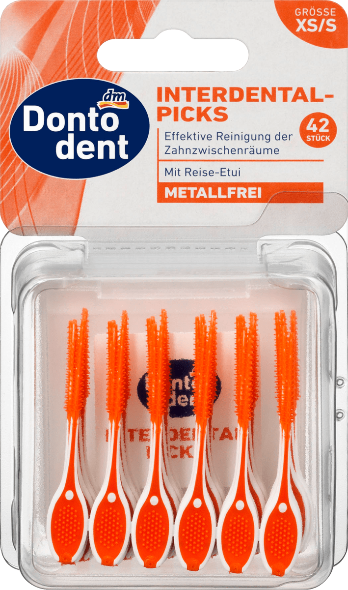 Dontodent Interdental Picks Orange XS/S, 42 St dauerhaft günstig online