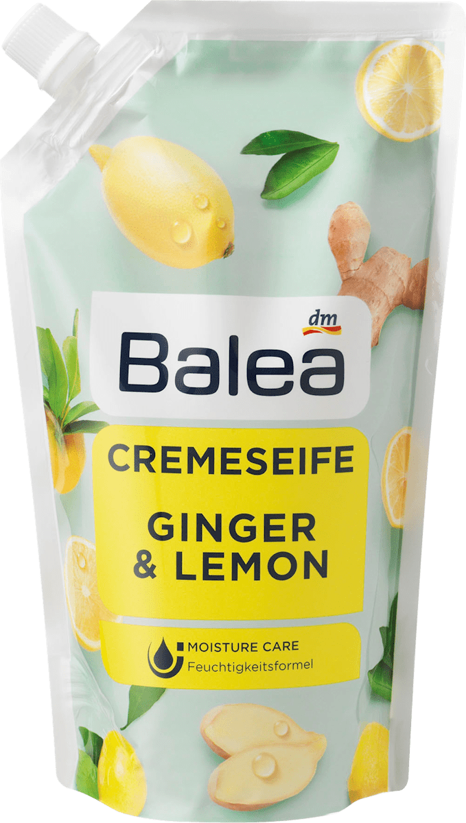 Balea Flüssigseife Ginger & Lemon Nachfüllpackung, 500 ml dauerhaft günstig online kaufen | dm.de
