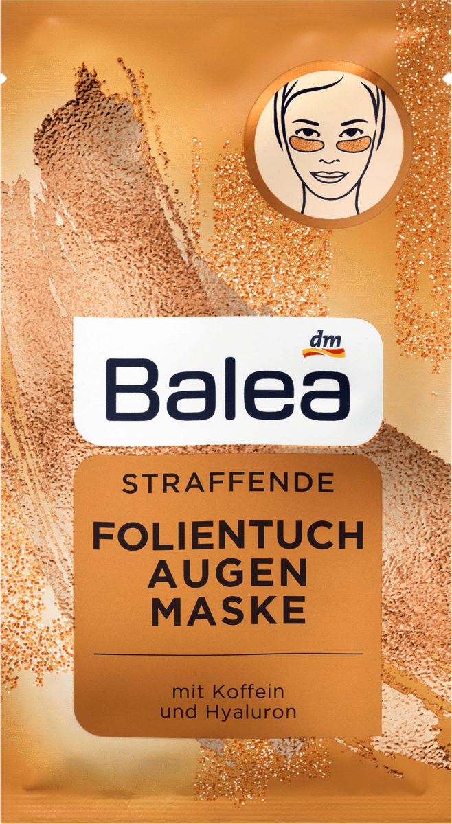 Balea Folientuchmaske Auge Rosegold 2 St Dauerhaft Gunstig Online Kaufen Dm De