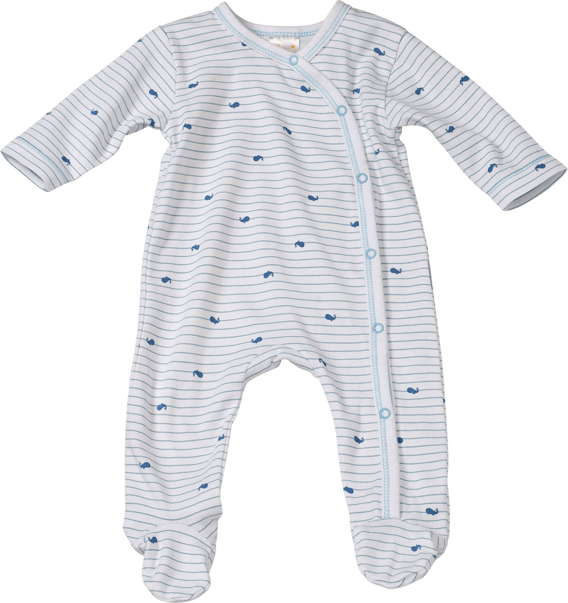 Pusblu Baby Schlafanzug Gr 46 48 In Bio Baumwolle Weiss Blau Fur Madchen Und Jungen 1 St Dauerhaft Gunstig Online Kaufen Dm De