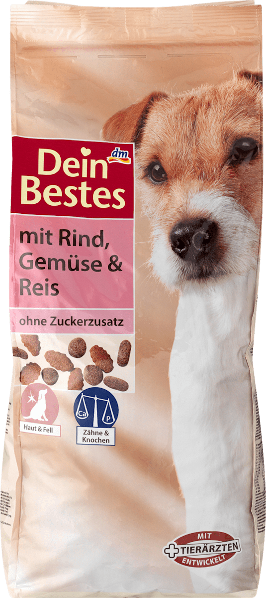 Dein Bestes Trockenfutter für Hunde mit Rind, Gemüse & Reis, 3 kg ... - Dein Bestes Trockenfutter Fuer HunDe Mit RinD Gemuese UnD Reis