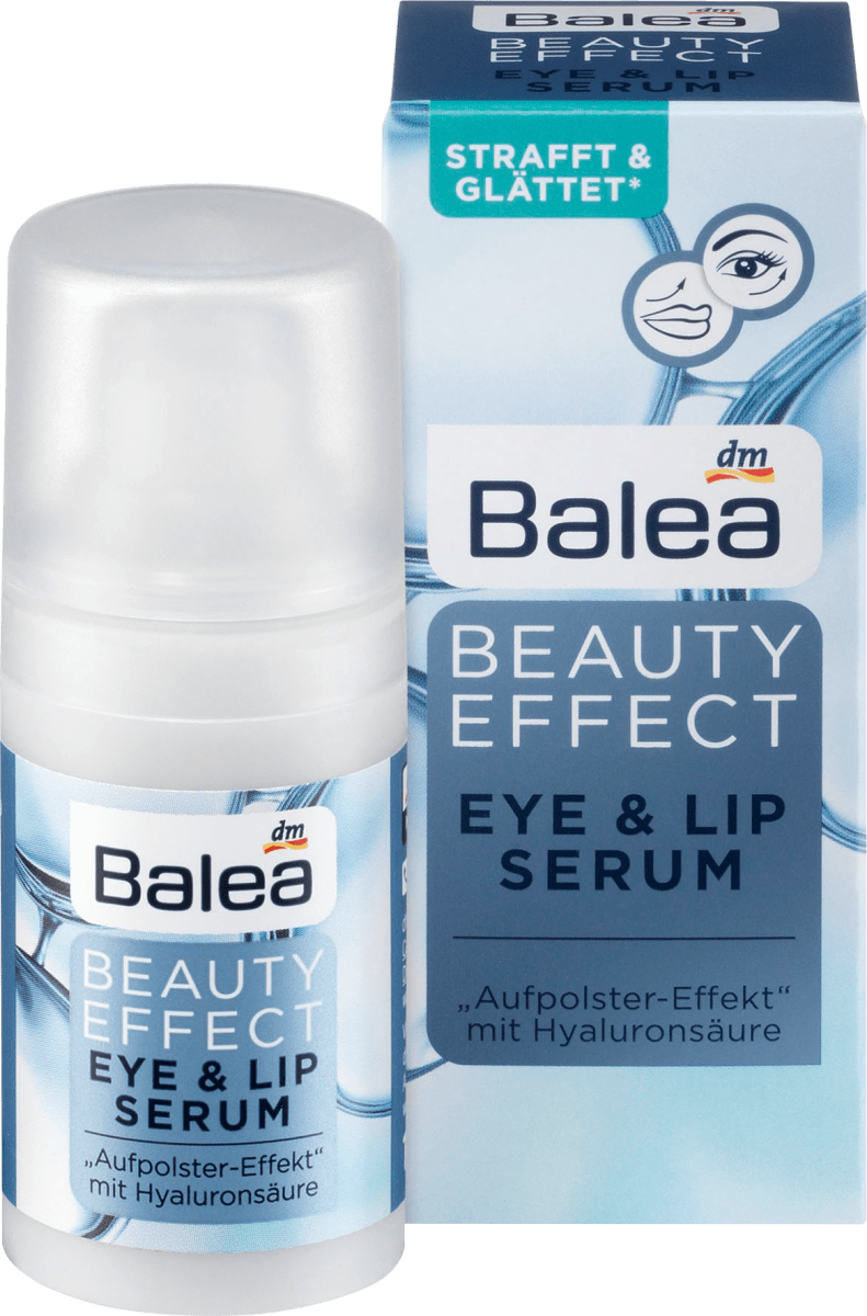 Balea Augencreme Beauty Effect Eye Lip Serum 15 Ml Dauerhaft Gunstig Online Kaufen Dm De