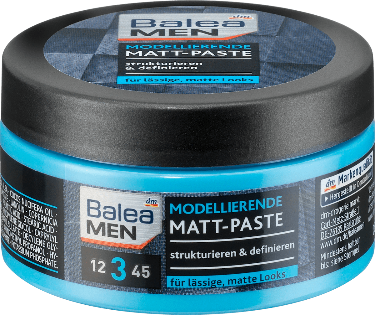Balea MEN Styling Creme Matt Paste, 100 ml dauerhaft ...