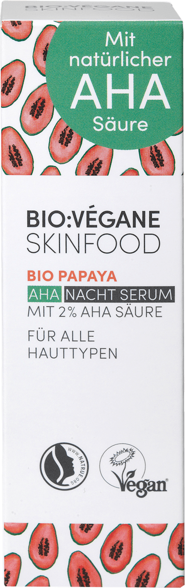 Bio Vegane Serum Nacht Bio Vegane Bio Papaya Aha 30 Ml Dauerhaft Gunstig Online Kaufen Dm De Mit 5 % natuerlicher aha saeure. serum nacht bio vegane bio papaya aha 30 ml
