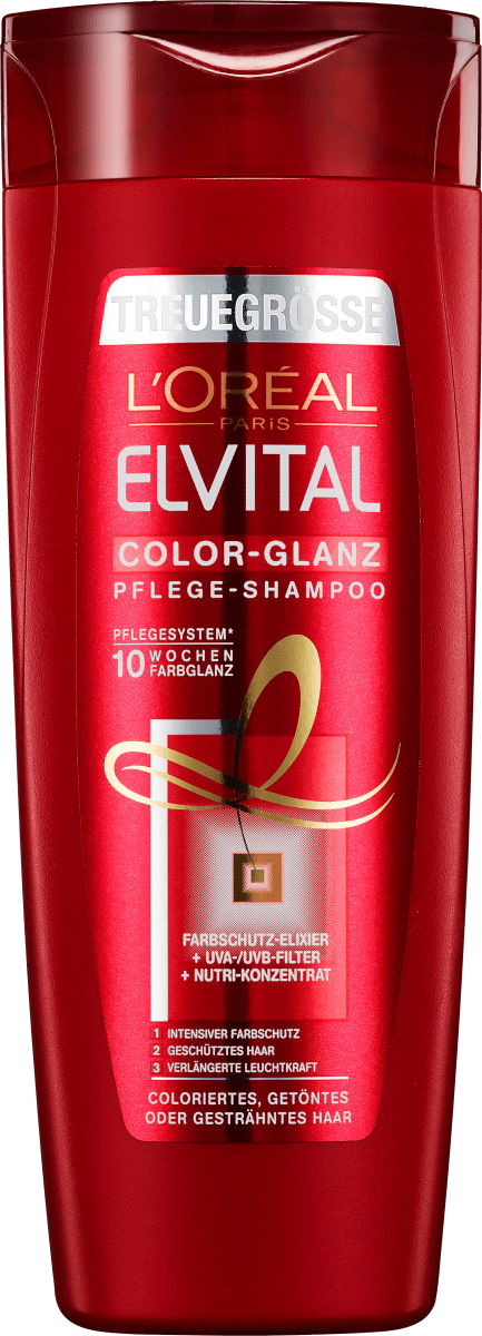 Elvital Shampoo Color Glanz 400 Ml Dauerhaft Gunstig Online Kaufen Dm De