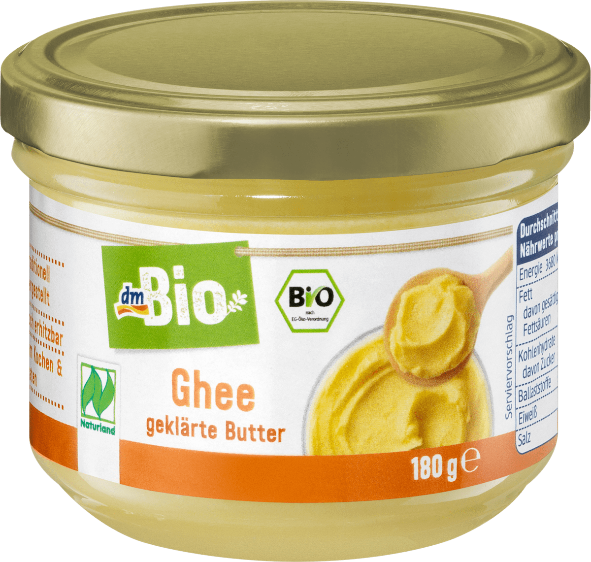 dmBio Ghee, geklärte Butter, Naturland, 180 g dauerhaft günstig online