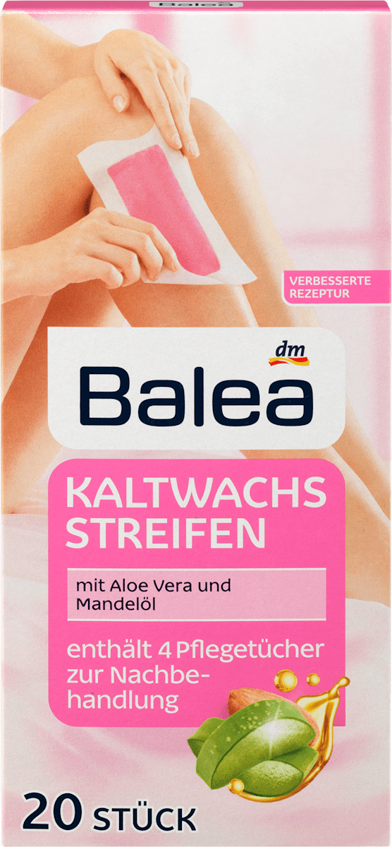 Balea Kaltwachsstreifen Körper, 20 St dauerhaft günstig online kaufen | dm.de