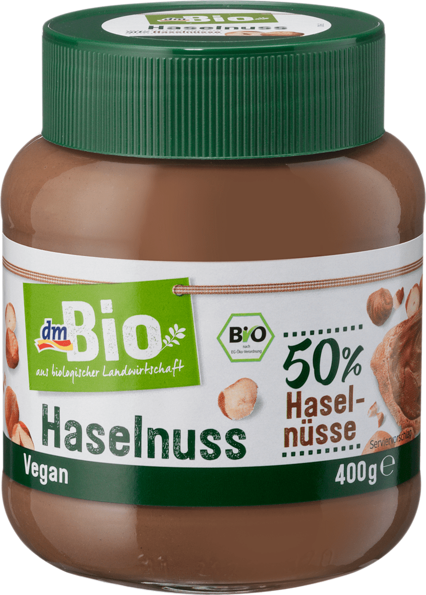 dmBio Schokoladen-Aufstrich, Haselnuss Creme, 400 g dauerhaft günstig ...