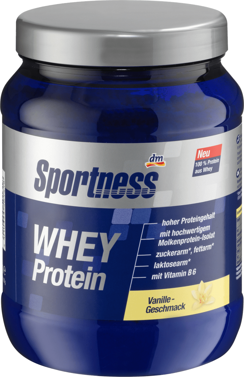 DAS gesunde PLUS Sportness Whey Protein Pulver, VanilleGeschmack, 450