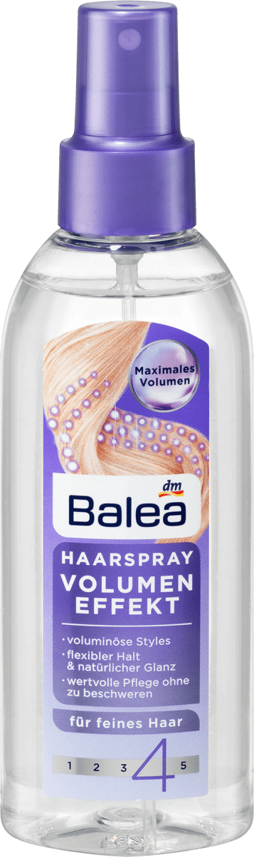 Balea Haarspray Volumen Effekt 150 Ml Dauerhaft Gunstig Online Kaufen Dm De