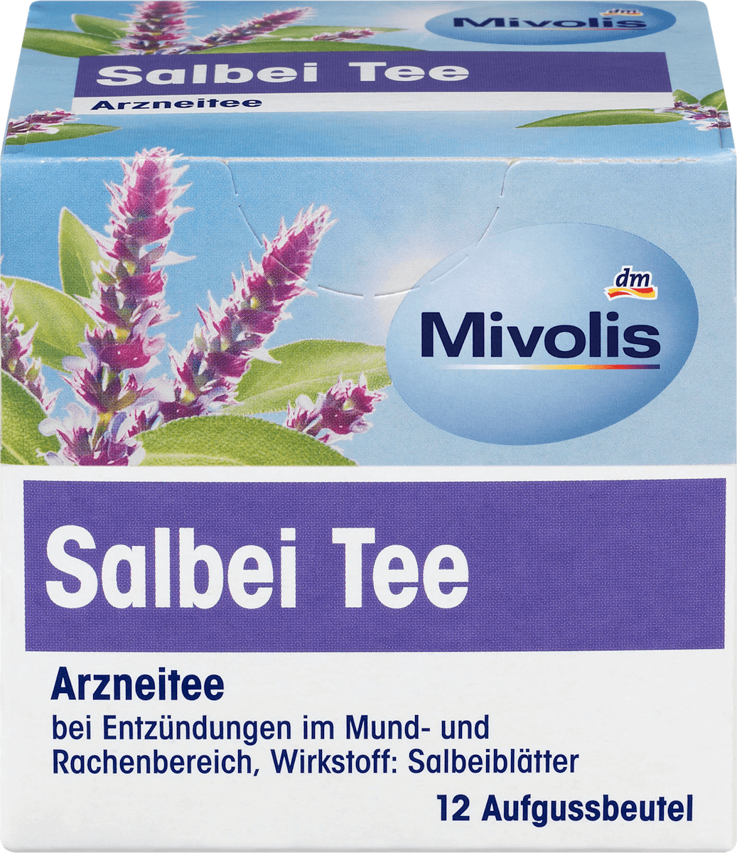 Mivolis Arznei Tee Salbei Tee 12 X 1 5 G 18 G Dauerhaft Gunstig Online Kaufen Dm De