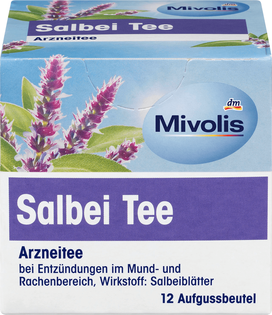 Mivolis Arznei-Tee, Salbei Tee (12 x 1,5 g), 18 g dauerhaft günstig ...