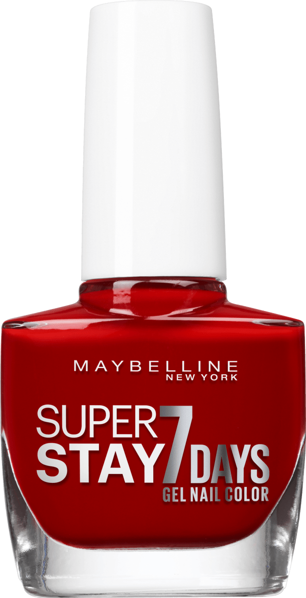 Maybelline New York Nagellack Superstay Forever Strong 7 Days Deep Red 06 10 Ml Dauerhaft Gunstig Online Kaufen Dm De