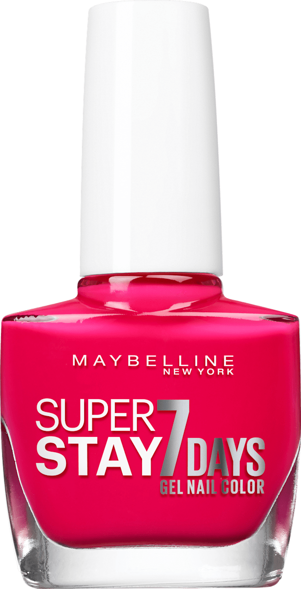 maybelline new york nagellack superstay forever strong 7 days pink volt 190 10 ml dauerhaft gunstig online kaufen dm de
