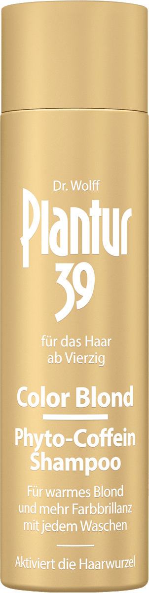 Plantur 39 Shampoo Phyto Coffein Color Blond 250 Ml Dauerhaft Gunstig Online Kaufen Dm De