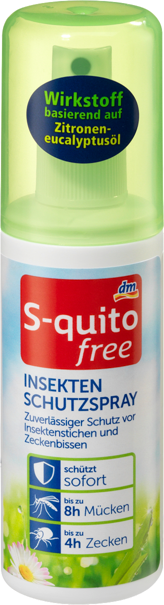 S Quitofree Insektenschutzspray 100 Ml Dauerhaft Gunstig Online Kaufen Dm De