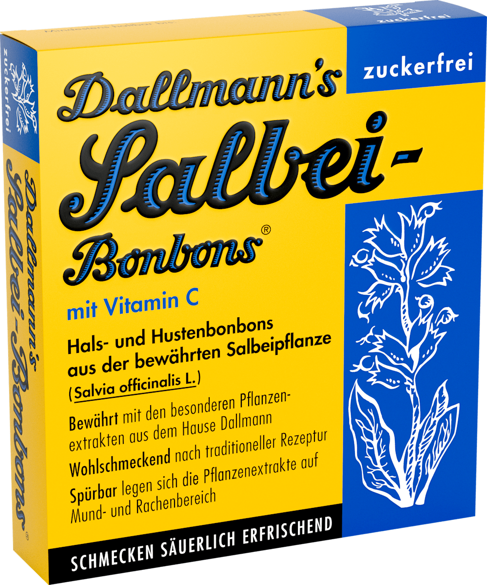 Dallmann S Salbei Bonbons Zuckerfreie Hals Und Hustenbonbons St Dauerhaft Gunstig Online Kaufen Dm De