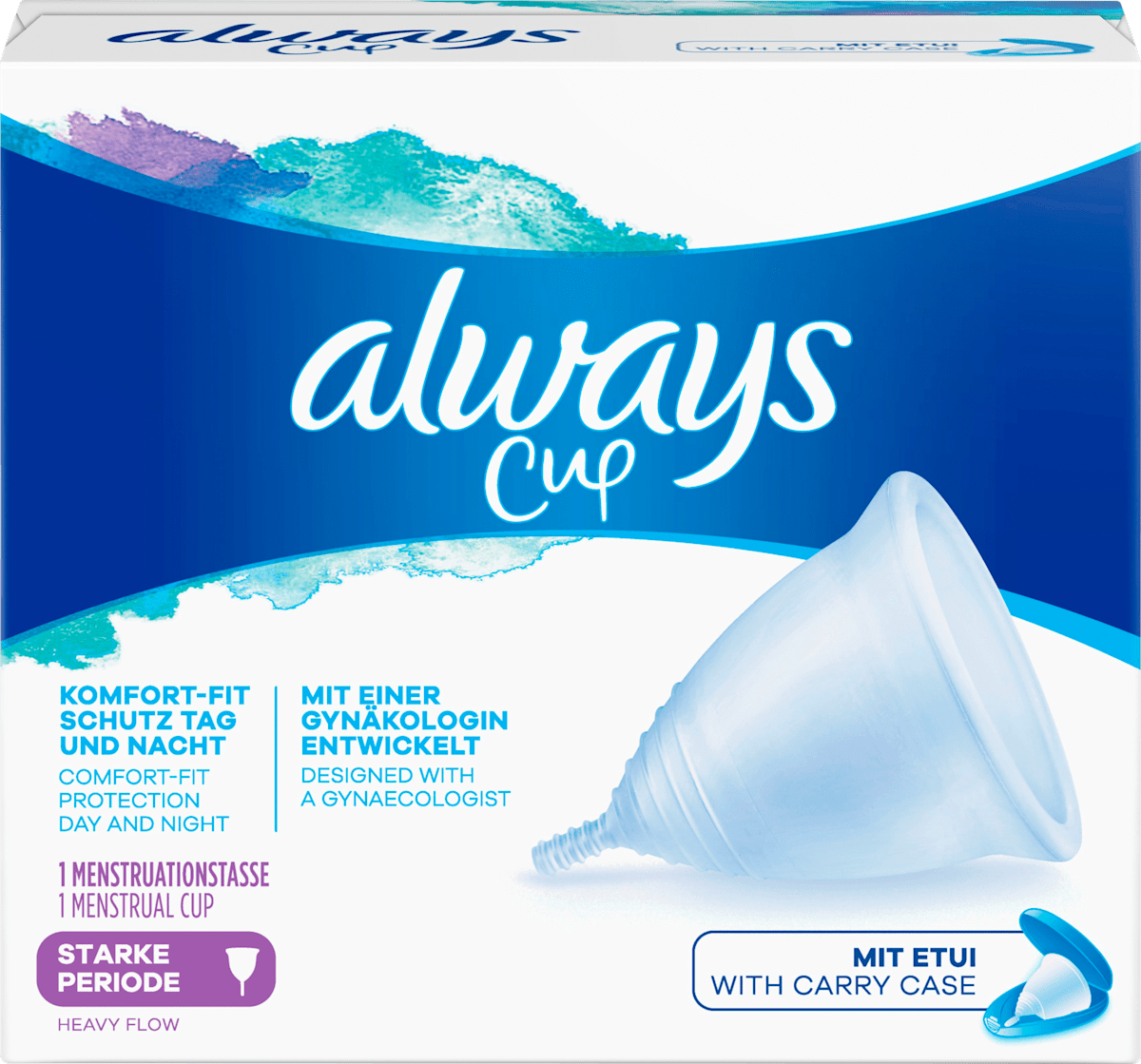 Always Menstruationstasse Grosse 2 1 St Dauerhaft Gunstig Online Kaufen Dm De