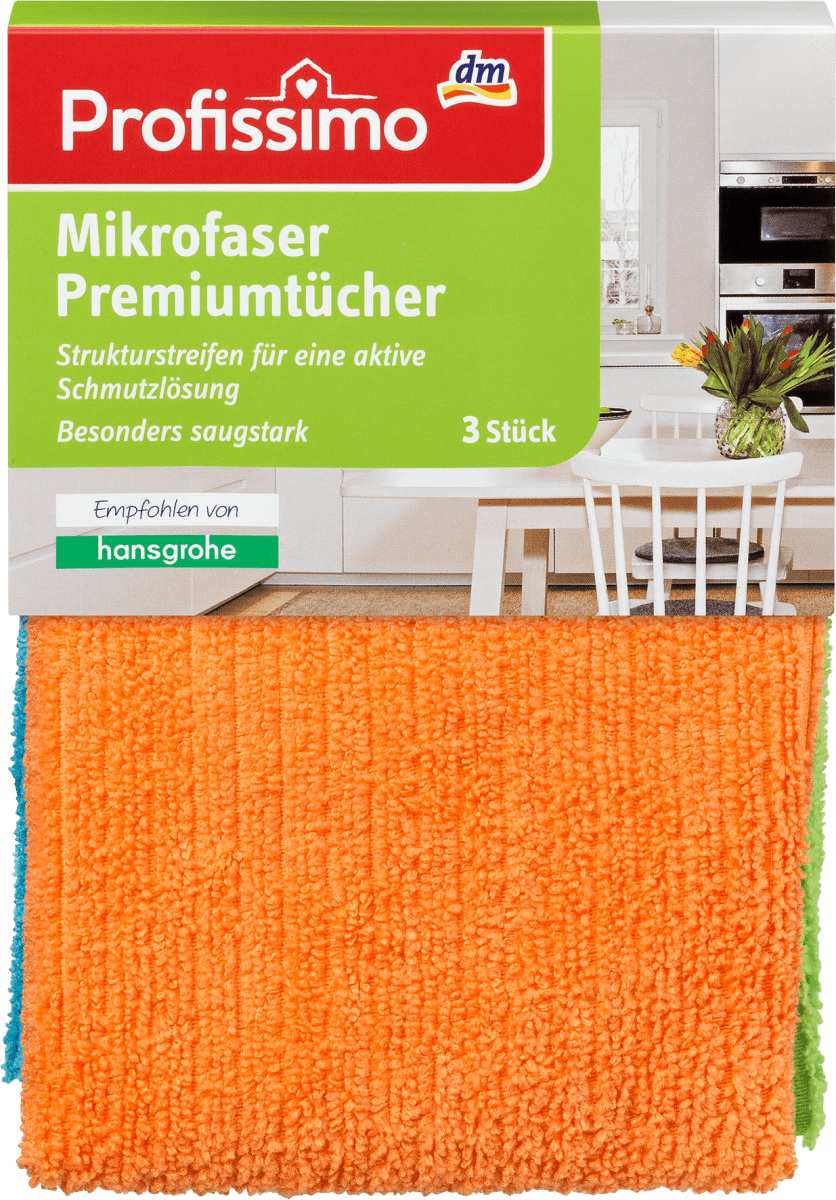 profissimo mikrofaser premiumtucher 3 st dauerhaft gunstig online kaufen dm de