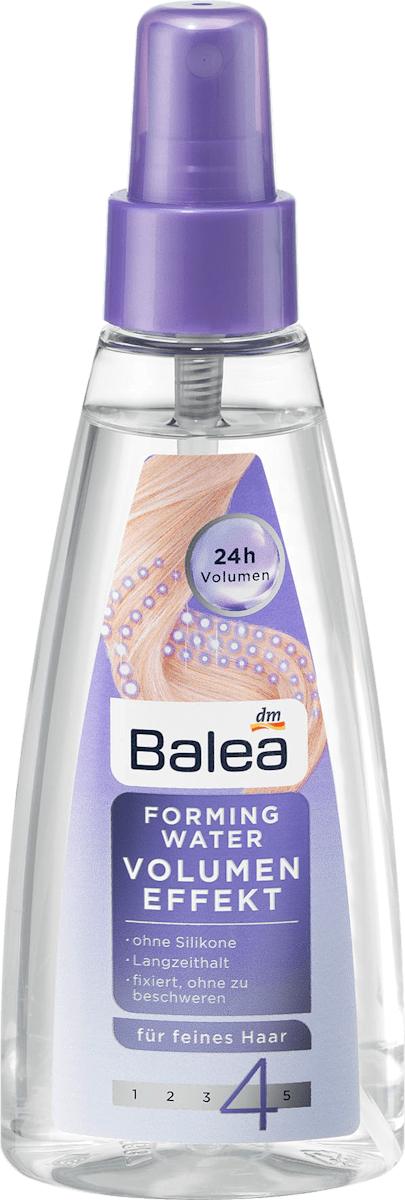 Balea Forming Water Volumen Effekt 150 Ml Dauerhaft Gunstig Online Kaufen Dm De