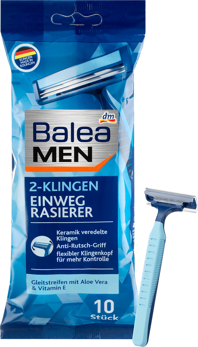 Balea Men Einwegrasierer 2 Klingen 10 St Dauerhaft Gunstig Online Kaufen Dm De