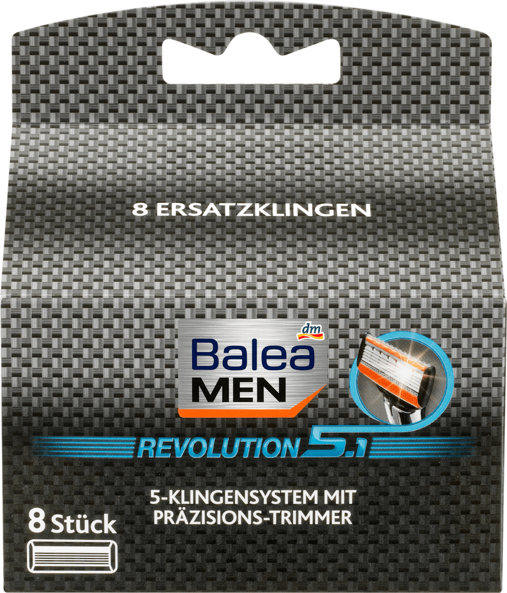 Balea MEN revolution 5.1 Rasierklingen, 8 St dauerhaft günstig online ...