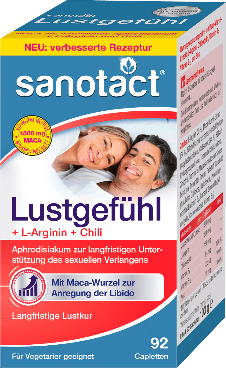 Sanotact Lustgefuhl Tabletten Capletten 92 Stuck 103 G Dauerhaft Gunstig Online Kaufen Dm De