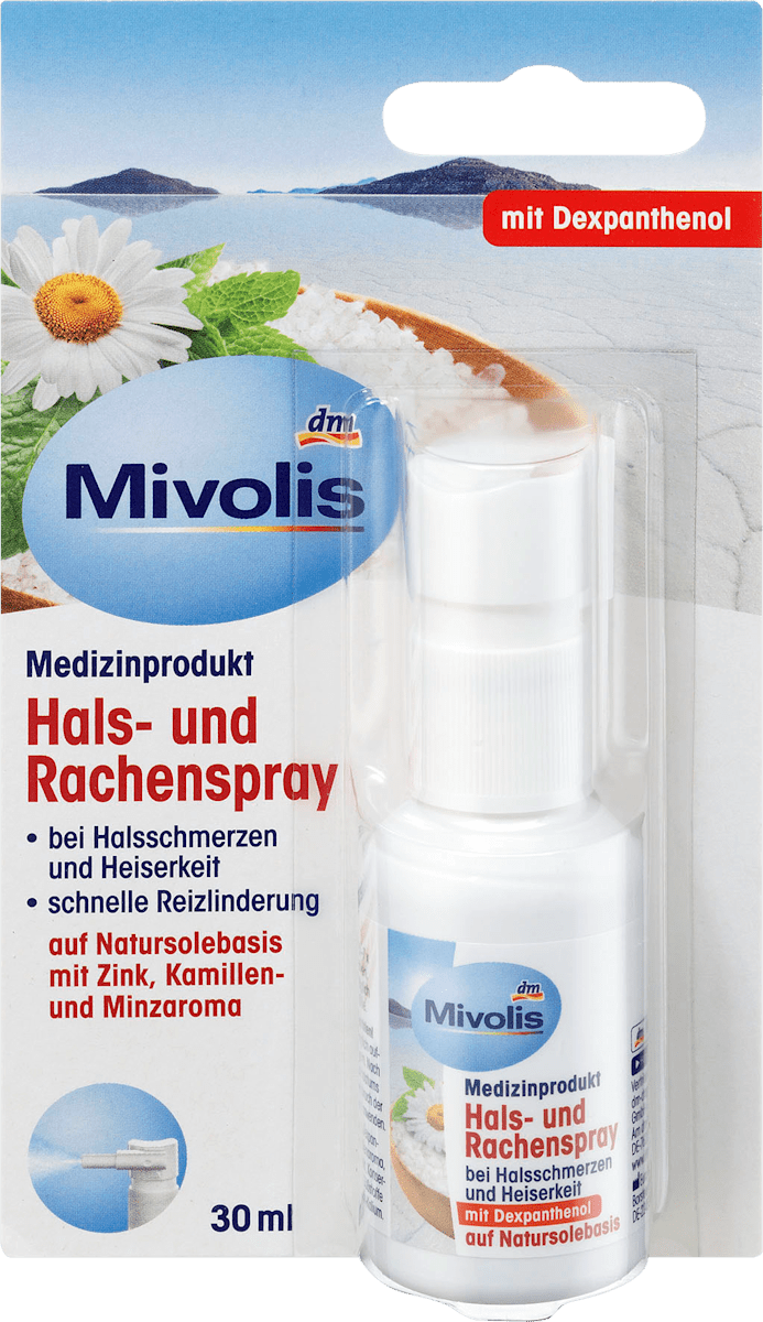 Mivolis Hals Und Rachenspray 30 Ml Dauerhaft Gunstig Online Kaufen Dm De