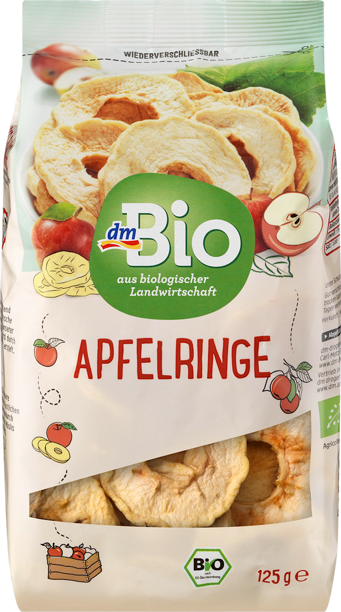 Dmbio Trockenobst Apfelringe 125 G Dauerhaft Gunstig Online Kaufen Dm De