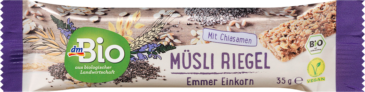 Dmbio Musli Riegel Emmer Einkorn 35 G Dauerhaft Gunstig Online Kaufen Dm De