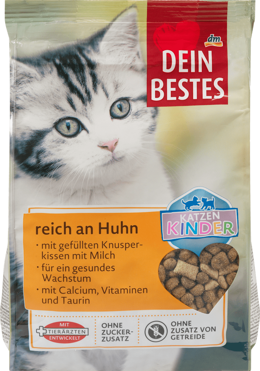 Dein Bestes Trockenfutter für Katzenkinder, 500 g dauerhaft günstig ... - Dein Bestes Trockenfutter Fuer KatzenkinDer