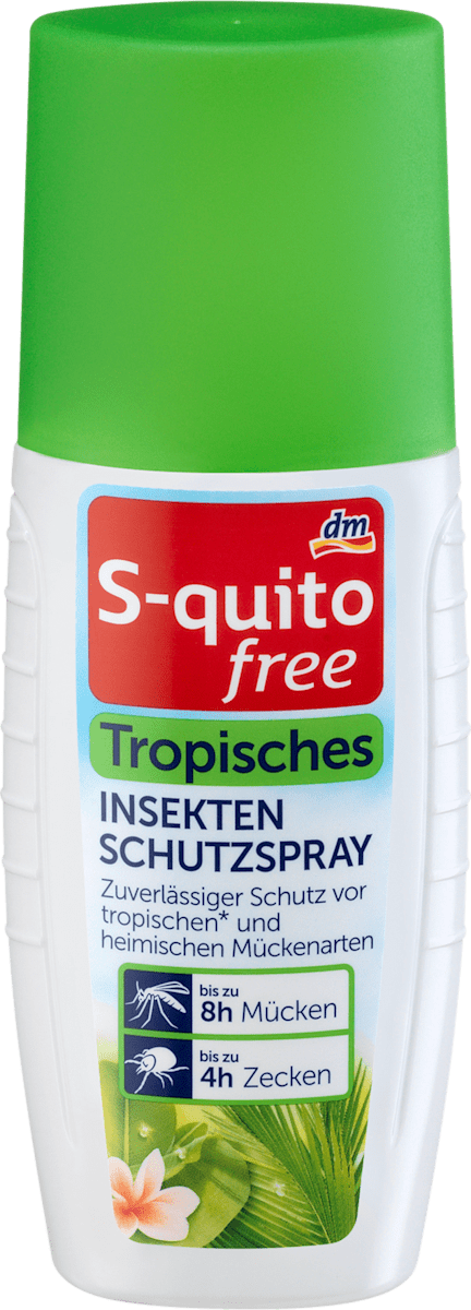 S Quitofree Tropisches Insektenschutzspray 100 Ml Dauerhaft Gunstig Online Kaufen Dm De