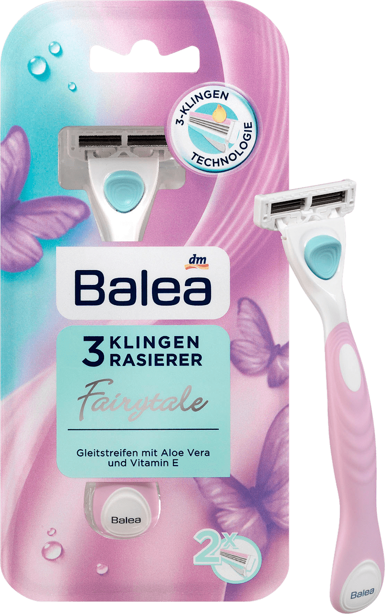 Balea Rasierer Fairytale 3 Klingen 1 St Dauerhaft Gunstig Online Kaufen Dm De