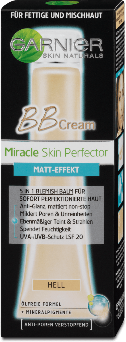 Garnier Skin Naturals BB Cream Matt-Effekt, 40 ml | dm.at