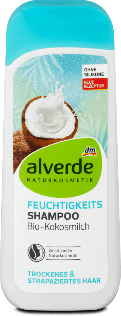 Alverde Naturkosmetik Feuchtigkeits Shampoo Bio Kokosmilch 0 Ml Dm At