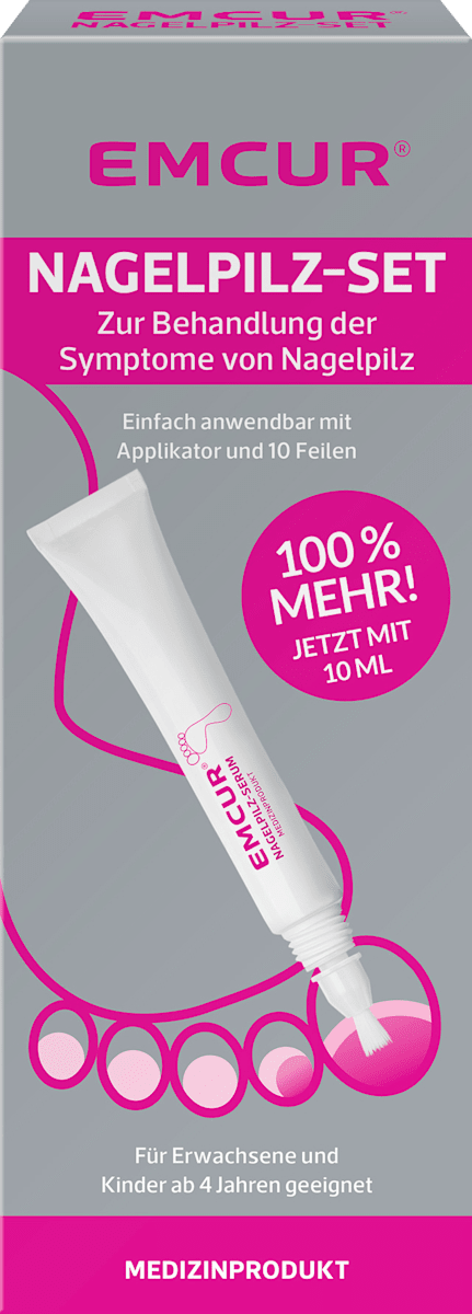 nagelpilz set 10ml tube 10 feilen 1 st